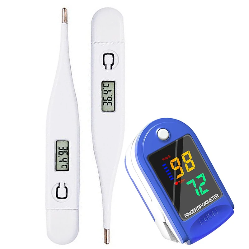 Pulse Oximeter - Termometry dla dzieci Pulsoksymetr Palec Cyfrowy