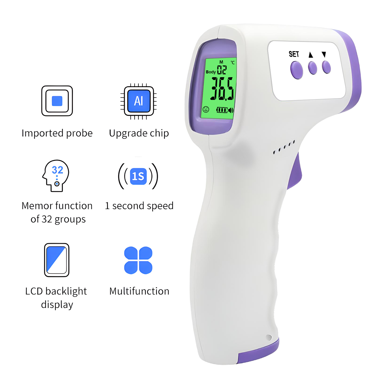 Termometr elektroniczny na czo – Pulse Oximeter recenzja i cena