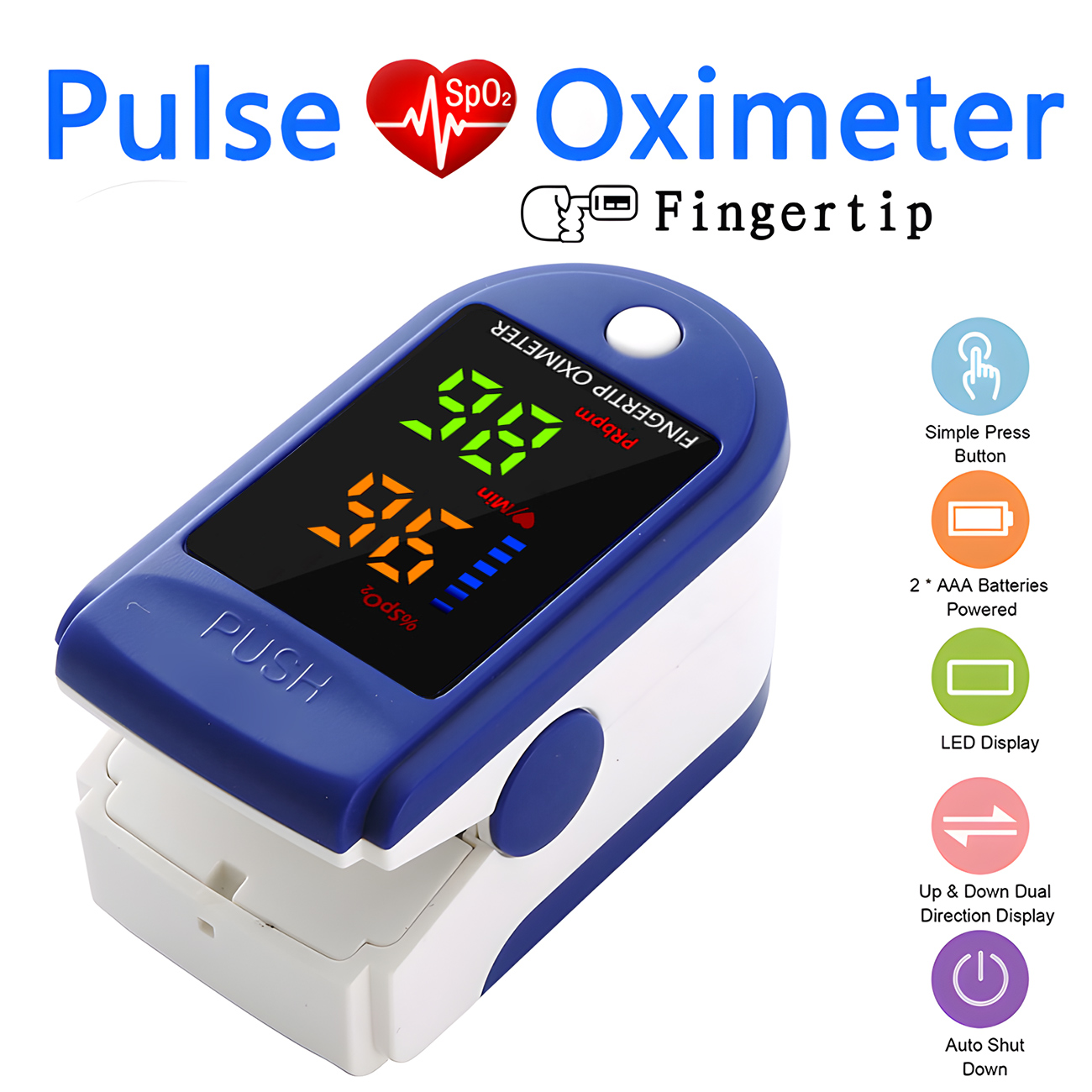 Nowy domowy termometr na podcz – Pulse Oximeter recenzja i cena