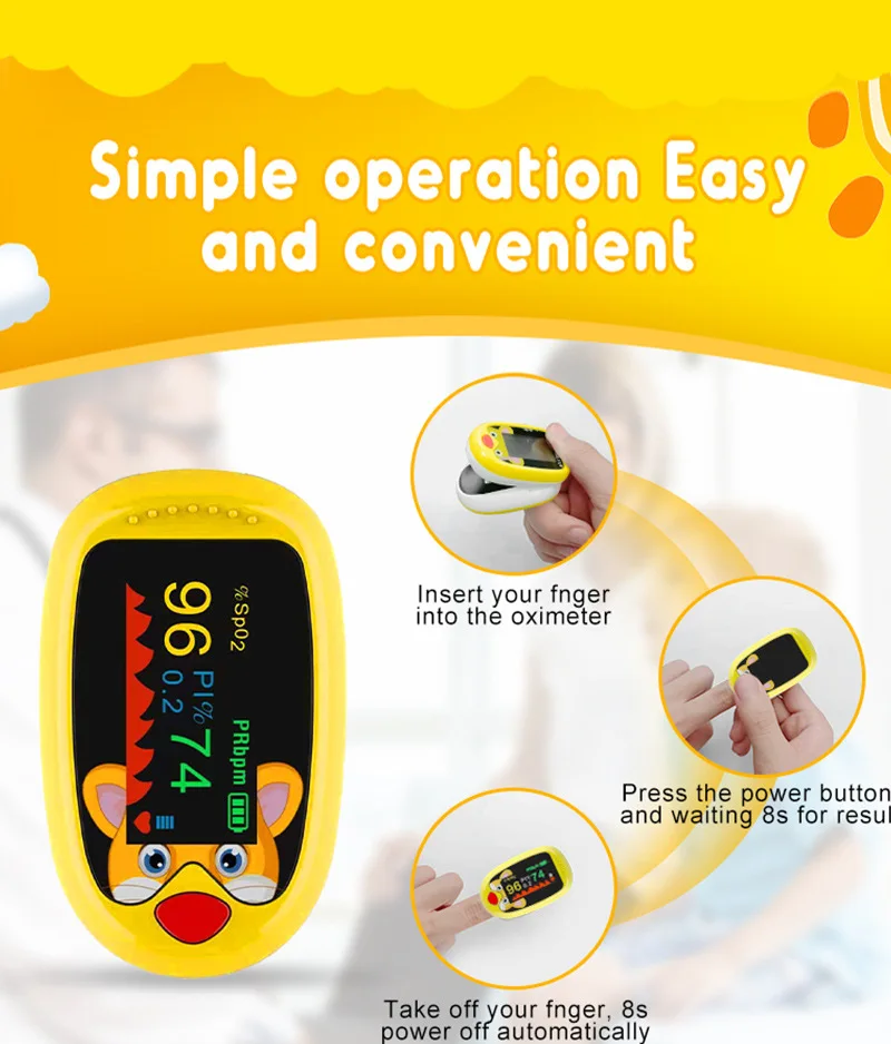 Oksymetr USB Palcowy Medyczny  – Pulse Oximeter recenzja i cena